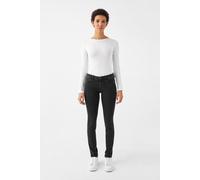 DAWN MID SUN Slim Comfortstretch - Basic Black Denim 28
