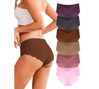 Dawnrole Unterhosen Damen Seamless Slips Damen Unterwäsche Frauen Weich Schlüpfer Mehrpack 6