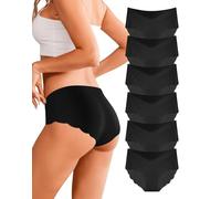 Dawnrole Unterhosen Damen Seamless Slips Damen Unterwäsche Frauen Weich Schlüpfer Mehrpack 6
