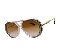 DAWTHTW Modische Katzenaugen Sonnenbrille mit Rahmen, Doppelbalken Design, bequeme Brille für Erwachsene, modischer Druckrahmen, Doppelbalken Struktur, bequemes Tragen für Frauen, Teenager, Mädchen