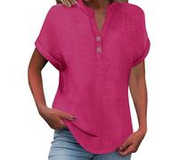 Day Prime 2025 Wasserfall Tshirt Damen Shirt Basic Sommer Whisky Festlich T Weiss 158 Maedchen Rot Weit Elbsand Weiße Kurzarm Blusen Bluse Mit Gummibund Fledermausärmel Tops
