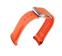 dayeer 20 Mm 22 Mm Luxus-Uhrenarmband Aus Gummi Mit Gebogenem Ende Und Faltschließe Für Omega Seamaster-Armbänder Aus Silikon(11,22mm)