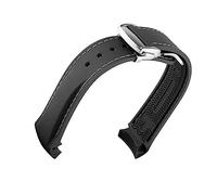 dayeer 20 mm 22 mm Luxus-Uhrenarmband aus Gummi mit gebogenem Ende und Faltschließe für Omega Seamaster-Armbänder aus Silikon (Color : 7, Size : 21mm)