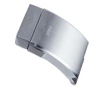 dayeer 20 mm Edelstahl-Schnalle für Breitling-Kautschukarmband, klassische Schließe, 1884 Herren-Faltschließe (Color : Matt Silver, Size : 20mm with LOGO)