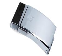 dayeer 20 mm mattglänzende, dicke Edelstahlschließe für Polieren von Breitling-Armbändern mit Doppelklick-Verschluss (Color : Shiny Silver Buckle, Size : 20mm)