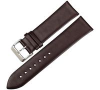 dayeer Echtes Lederarmband für DW-Uhrenarmband-Zubehör(Dark Brown,18mm)