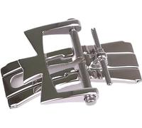 dayeer Faltschließe aus 316L-Edelstahl für Vacheron Constantin-Armband, doppelte Pressschnalle, Uhrenzubehör, 18 mm (Color : Silver, Size : 18mm)