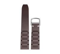 dayeer Für Cartier Tank London Fluorkautschuk-Uhrenarmbänder für Männer und Frauen(Brown,20mm)