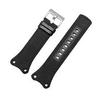 dayeer Für CK Eager Serie K4b384b3 K4b371b6 K4b371b3 Abenteuer Outdoor Nylon Schwarz Leinwand Armband(Black-Steel-K2)