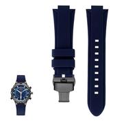 dayeer Harz-Silikon-Uhrenarmband für TIMEX Tide Compass Serie T2N721 T2N720 Uhrenarmband Zubehör(Blueb b)