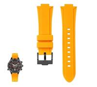 dayeer Harz-Silikon-Uhrenarmband für TIMEX Tide Compass Serie T2N721 T2N720 Uhrenarmband Zubehör(Yellowb a)