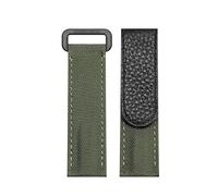 dayeer Herren-Uhrenarmband aus Nylon mit Klettverschluss für Rolex Daytona Submariner, Canvas-Uhrenarmband für Omega(Army green)