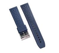 dayeer Kautschuk-Uhrenarmband für Breitling Avenger Super Ocean Challenger, Aufklärungsflugzeug Professional Series(Blues)