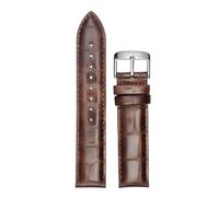 dayeer Leder-Uhrenarmband passend für Daniel Wellington Uhrenkette aus Rindsleder mit Dornschließe(Browns1,13mm)
