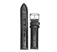 dayeer Leder-Uhrenarmband passend für Daniel Wellington Uhrenkette aus Rindsleder mit Dornschließe(Blacks1,13mm)