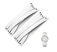 dayeer Lederuhr mit weiblichem Ersatz K2R2S1/K2R2S6/K2R2M1/K2R2M6-Serie, spezielle Schnittstelle, Lederuhr mit 20 mm(White)