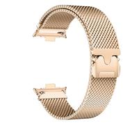 dayeer Milanese Loop Band für Redmi Watch 5 4 Armband für Mi Band 9pro/8pro Armband Ersatz Metallband Zubehör(Rose gold,Miband 9 8 pro)