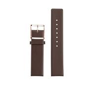 dayeer Rindsleder uhr strap für K2Y211 K2Y231 K2M23 serie männer der frauen armband flache mund armband(Brown B rosegold,22mm)