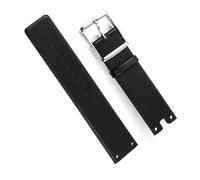dayeer Strapazierfähiges Damen-Uhrenarmband aus weichem Leder für Calvin Klein CK K94231 (Color : Black, Size : 22mm)