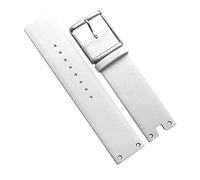 dayeer Strapazierfähiges Damen-Uhrenarmband aus weichem Leder für Calvin Klein CK K94231 (Color : White, Size : 22mm)