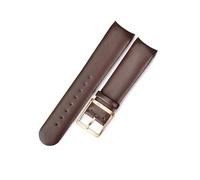 dayeer Uhrenarmband aus Leder für CK K22211/411/461/471//251, gebogene Schnittstelle, wasserdichtes Herrenarmband(Brown)