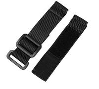 dayeer Universal-Uhrenarmband aus Nylon für atmungsaktives Luminox-Canvas-Uhrenarmband mit Schnellverschluss-Klettverschluss(Plastic black,22mm)