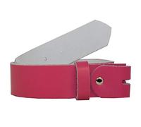 DayneQ 4cm-Wechselgürtel Gürtel Ohne Schnalle aus echtleder -Pink-Bundweit 85