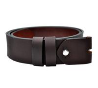 DayneQ 4mm Dick VOLL Leder Guertel 4cm Br. Farbe & Länge Länge Wählbar Ohne Schnalle