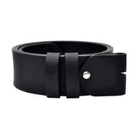 DayneQ 5cm Breit VOLL Leder Guertel Ohne Schnalle F & Länge Wählbar ca. 4mm Dick