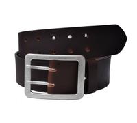 DayneQ VOLL Leder Guertel 5cm Breit F & Länge Wählbar ca. 4mm Dick XS bis xxxxl (Braun 115cm Bundweite)