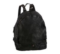 Daypack HARBOUR 2ND "Meghan", Damen, Gr. B/H/T: 27cm x 30cm x 13cm, grau (ash), Leder, Rucksäcke, aus Leder mit typischen Marken-Anker-Label und Schmuckanhänger (11355832-0) ash