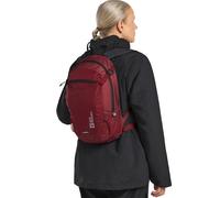 Daypack JACK WOLFSKIN "VELOCITY 12", rot (deep, ruby), Rucksäcke, Damen, onesize, Polyester, Daypack (90912431-0)