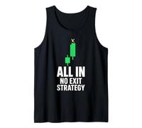 Daytrader-Meme Stonks Life Diamond übergibt Charts über Mädels Tank Top
