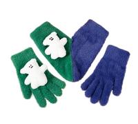 Dayysiuy Partnerhandschuhe, Handhaltende Fäustlinge, 3-Teilige Winterhandschuhe Für Paare, Gestrickte Liebeshandschuhe, Valentinstagsgeschenkidee Zum Händchenhalten Bei Kaltem Wetter, Outdoor