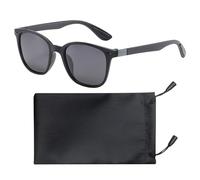 DAZZLUXE 1 Stück Mattierte Sonnenbrille, Fahrsonnenbrille, Uv-Schutz-Sonnenbrille, Uv400-Sonnenbrille, Mattierte Sonnenbrille, Polarisierte Sonnenbrille Für Herren, Sonnenbrille Für Herren (Schwarz)