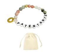 DAZZLUXE 1 Stück Patin-Armband Mit 1 Stück Flanell-Aufbewahrungstasche, Damenarmband, Liebesarmband, Perlenarmband, Verstellbares Armband, Modisches Armband, Geeignet Für Muttertag, Geburtstag, Party