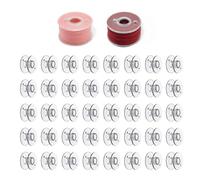 DAZZLUXE 40 Transparente Spulen, Nähmaschinenspulen, Nähmaschinenspulen, Spulenverschlusskerne Aus Kunststoff, Multifunktionale Universalspulen, Geeignet Für Nähmaschinen