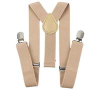 DB Dickie Bow Hosenträger für Kinder, Jungen, Vintage-Stil, cremefarben, Belt Width: 2.5cm, length: 65cm