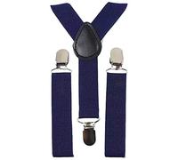 DB Dickie Bow Hosenträger für Kinder, Jungen, Vintage-Stil, marineblau, Belt Width: 2.5cm, length: 65cm