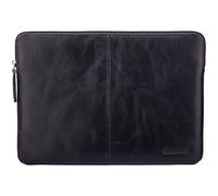 dbramante1928 - Skagen Pro Laptop-Hülle 15 Zoll - Sleeve für MacBook Pro 16 Zoll Laptop - Aus robustem, hochwertigem Leder - Mit Reißverschluss - Schwarz