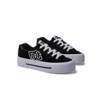 DC Chelsea Plateau-Skate-Schuh für Damen, Schwarz, 37 EU