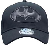 DC Comics Batman Baseballkappe, Gummi, Schwarz, Schwarz , Einheitsgröße