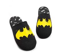 DC Comics Batman Hausschuhe Herren Dark Knight Yellow Logo Haus Schuhe 45-46 EU