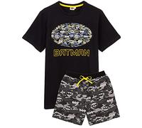 DC Comics Batman Pyjamas Camo Mens Kurzes oder langes Bein PJS L