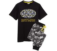 DC Comics Batman Pyjamas Camo Mens Kurzes oder langes Bein PJS XL