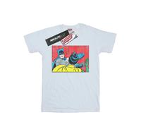 DC Comics - "Batman Robin Slap" T-Shirt für Herren (Weiß) 2XL