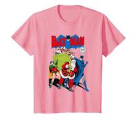 DC Comics Batman Santa Presents T-Shirt, Kinder, Rosa, 152