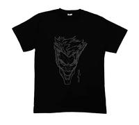DC Comics Batman T-Shirt für Herren - The Joker Männer Oberteil Shirt kurzärmlig Rundhalsausschnitt Schwarz (M)