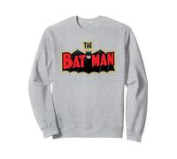 DC Comics Batman The Batman Sweatshirt, Unisex für Erwachsene, Grau Meliert, L