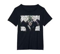 DC Comics Batman The Joker Killing Joke T-Shirt, Damen Große Größen, Schwarz, 5X